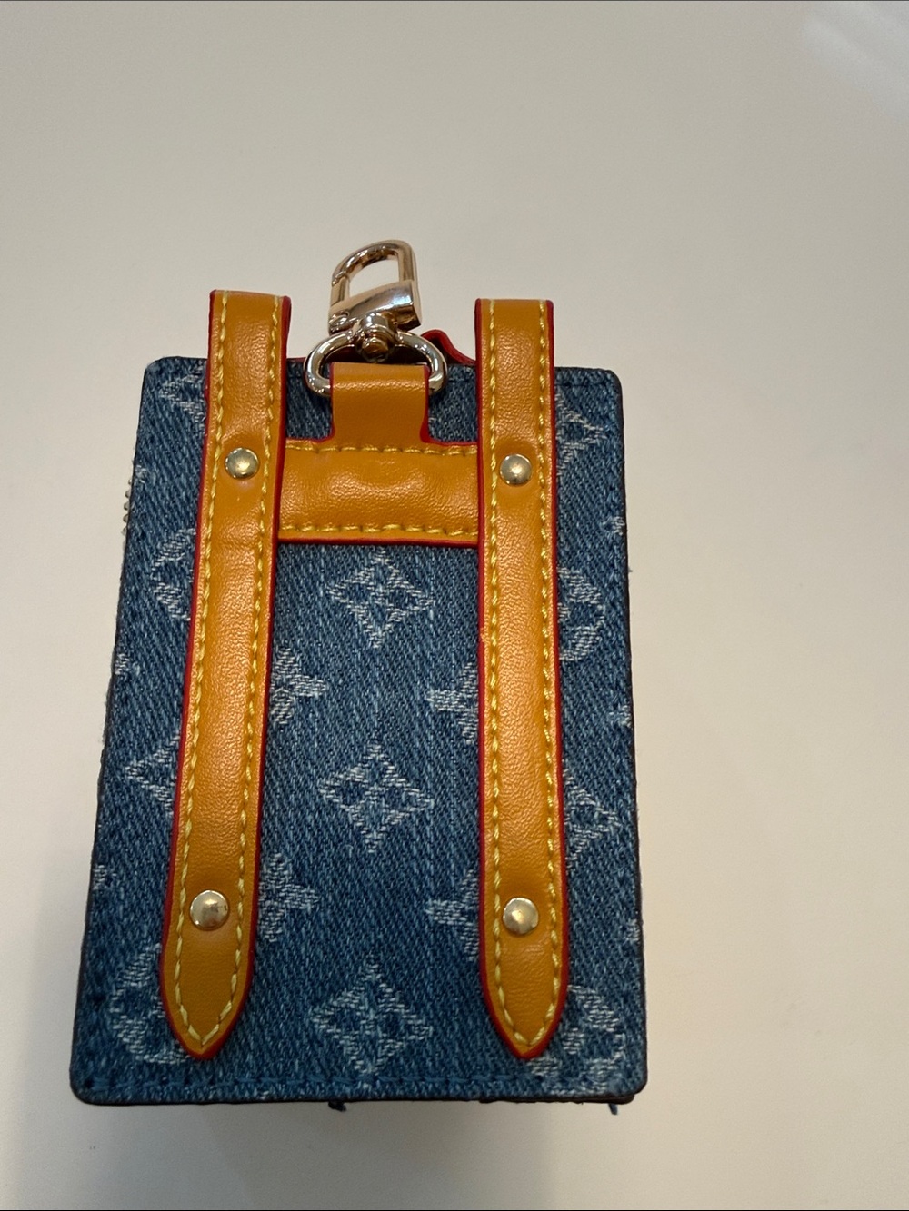 Brand New Designer Inspired Mini Suitcase - Denim & Black - Picture 3 of 8